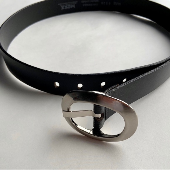 MEXX men’s black leather belt 🇨🇦 - Picture 2 of 6